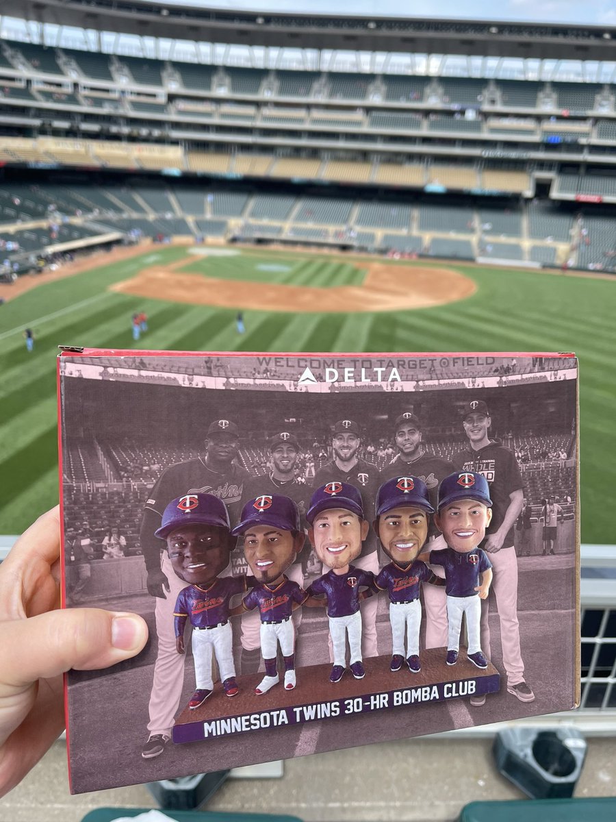 Tom Mix (@mixmaster_tgm) on Twitter photo At the <a href="/Twins/">Minnesota Twins</a> game this afternoon! Bomba Squad Bobblehead Day. Squad is a bit depleted in 2021, but hey, it’s a cool looking Bobblehead! At the <a href="/Twins/">Minnesota Twins</a> game this afternoon! Bomba Squad Bobblehead Day. Squad is a bit depleted in 2021, but hey, it’s a cool looking Bobblehead!