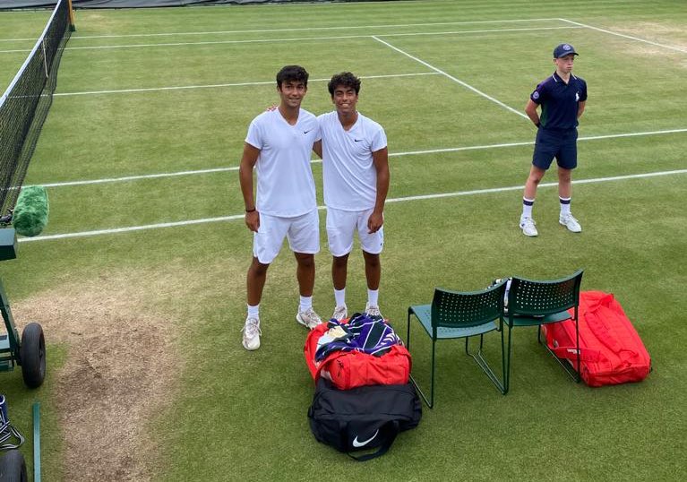 rnadalacademy's tweet photo. ¡A la final de @Wimbledon Junior! Dani Rincón 🇪🇸 y Abdullah Shelbayh 🇯🇴 han ganado a Banerjee/Isomura 6-4, 6-2 y mañana lucharán por la 🏆. VAMOS‼️ https://t.co/1jZUJWXaXO
