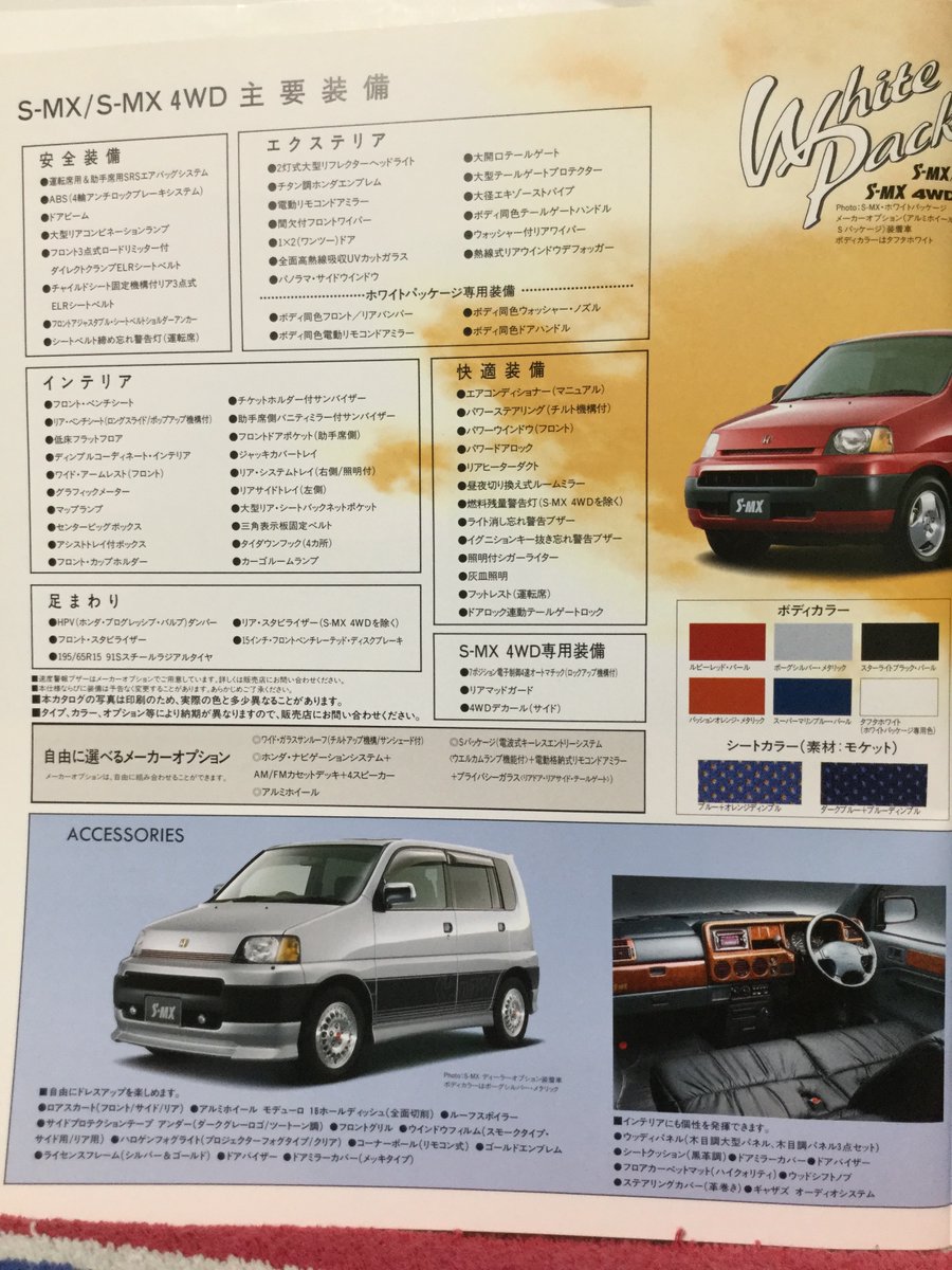 自動車カタログ収集記 Rh1 S Mx