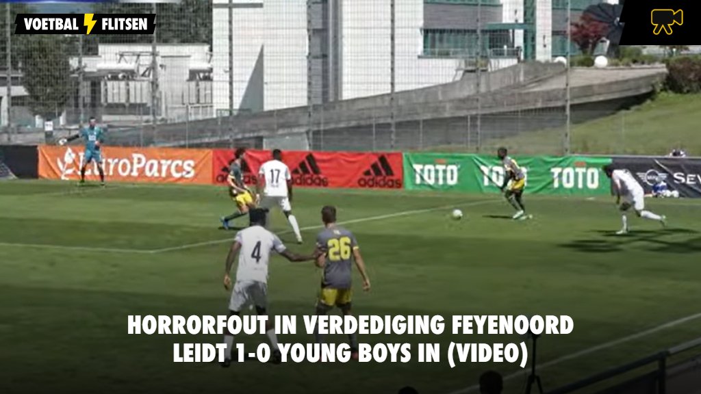 FCVideoNED's tweet photo. #Feyenoord bij rust met 1-0 achter tegen Young Boys. Doelpunt Marvin Spielmann na een pupillenfout van Tyrell #Malacia. Oei... #feyyb #ybfey 

https://t.co/56zjvIKdtu https://t.co/rsIS7uCe50