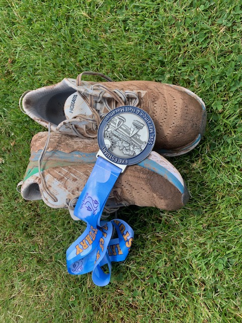 50 years of running you would think I would make the right decision which shoes to wear. I didn't, I choose road shoes and it was a nightmare on the trail bits. Still I managed to stay upright and got a nice medal and t-shirt  <a href="/UKRunChat/">UKRunChat</a> <a href="/ProvizSports/">Proviz</a> @HOKAONEONE