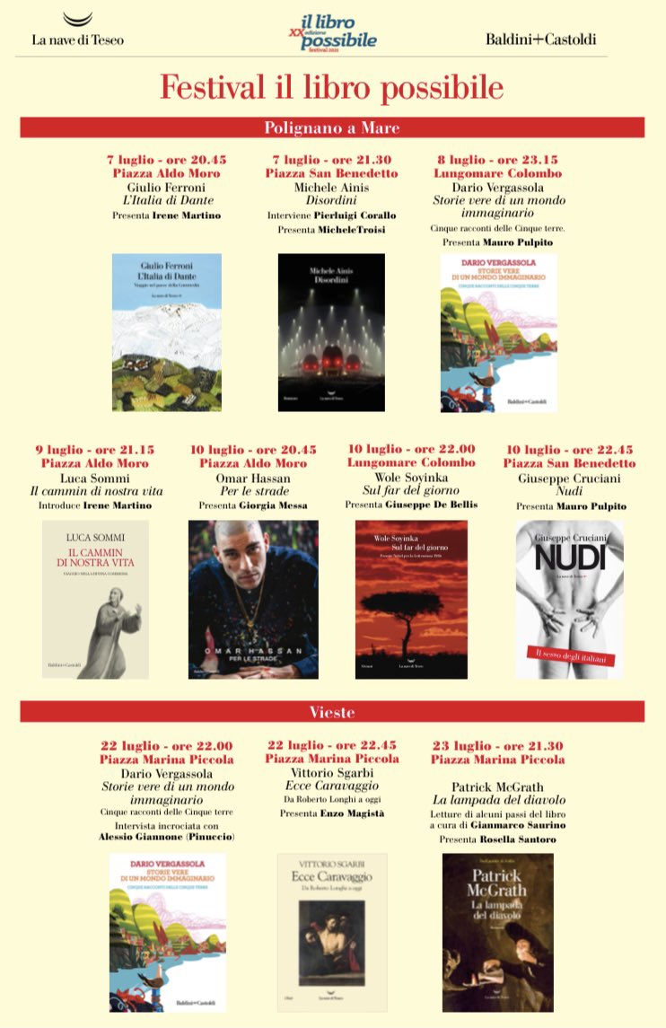 BaldiniCastoldi's tweet photo. Questa sera a @LibroPossibile 

#OmarHassan presenta la sua autobiografia #PerleStrade 

Da non perdere!! 

https://t.co/VHJtblIRCL https://t.co/xzIob00967
