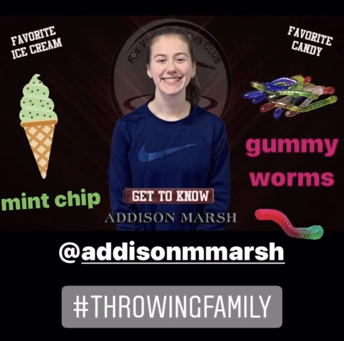 FoxValleyThrows's tweet photo. Congratulations Sydney Weyenberg @PapermakerTrack and @addisonmmarsh New London Track on taking 1st and 2nd in discus at the St. Norbert Twilight Meet!  Both girls are fortunate to have fathers that are track coaches!
@c_weyenberg 
@FBCoachMarsh 
@mhardy98 @billr50 
#DBTC⛓ https://t.co/9UyEoObovM