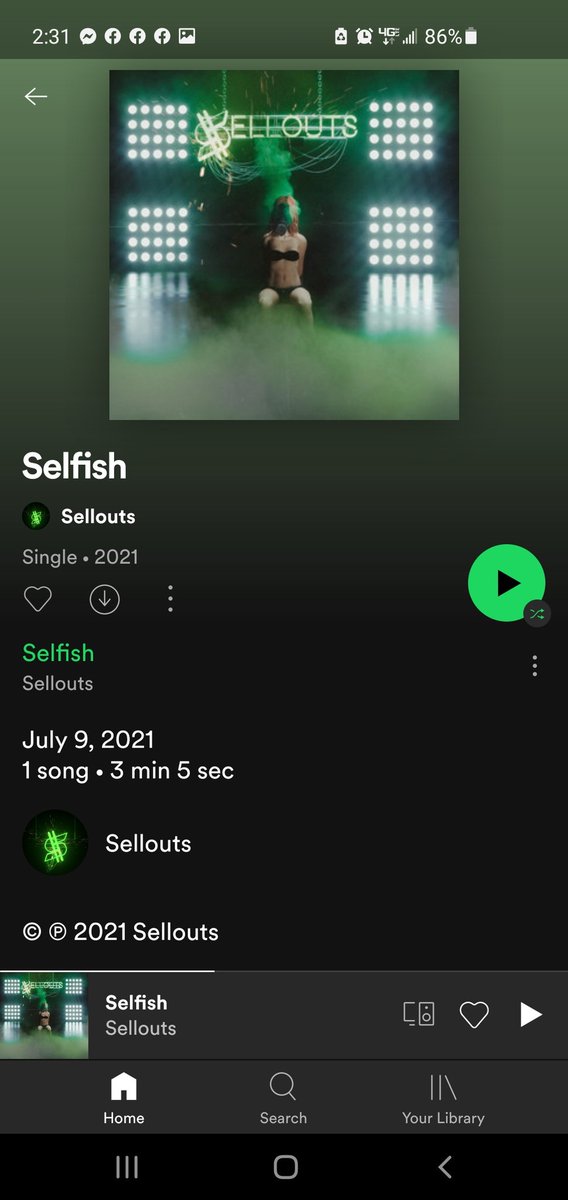 COME CHECK OUT OUR FIRST DEBUT SONG "SELFISH" OUT ON ALL PLATFORMS 🤘🤘