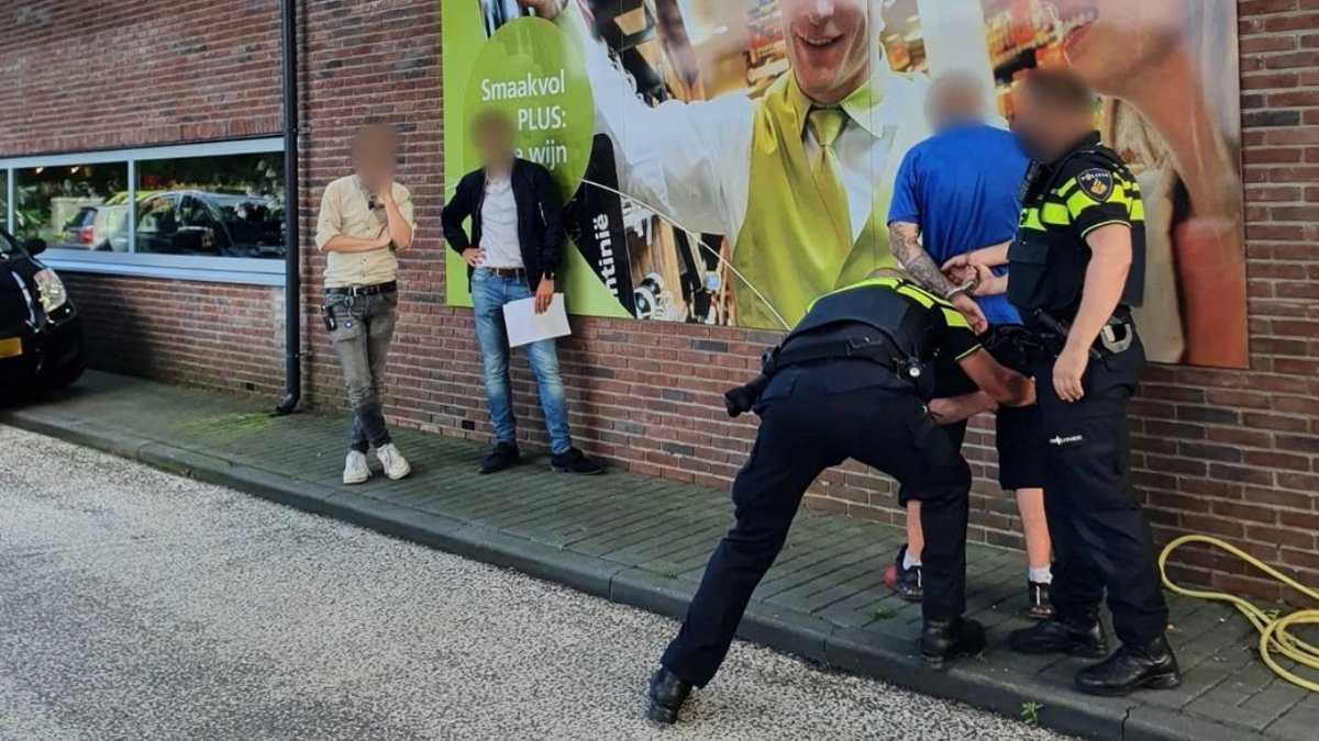 Winkeldief steelt boodschappen uit magazijn supermarkt rtvnunspeet.nl/10263