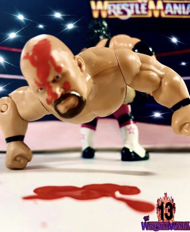 hWoOfficialPage's tweet photo. ๐บ ๐ ๐ฉธ #AUSTIN316 ๐บ ๐ ๐ฉธ
@ColossusNick won our special #hWoMania week with this #WM13 inspired shot of @BretHart locking a bloody๐ฉธ@steveaustinBSR in the Sharpshooter, earning a spot in the #hWoRoyalRumble ๐๐ป ๐
๐ค #hWo #hWoFigureFriday ๐ค
๐ #EveryFigureForHimself ๐ https://t.co/WoFeo5yvmo