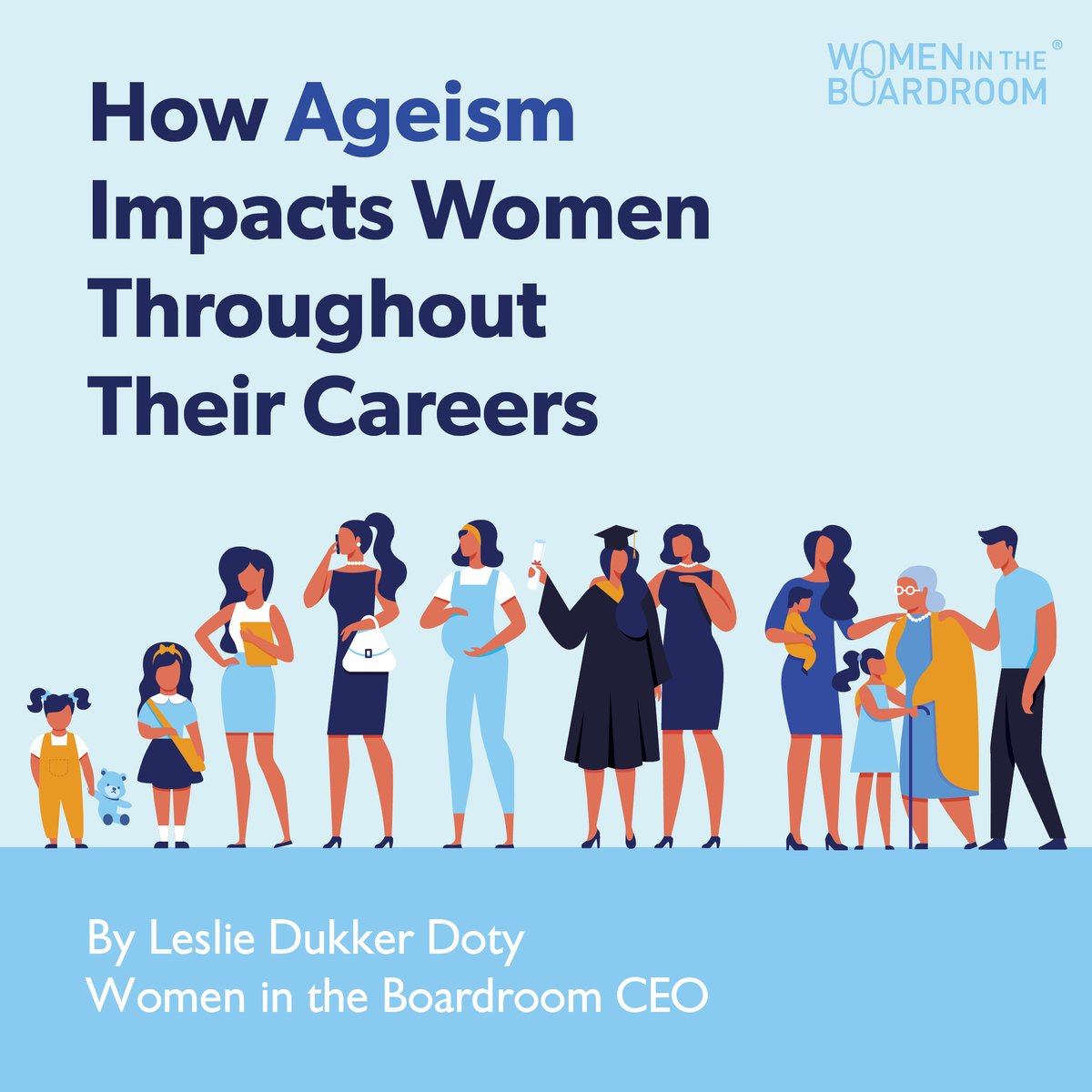 The intersection of #age and #gender can be a hefty anchor for women as they look to advance in their careers.

Learn more: womenintheboardroom.com/articles/how-a…

#ageism #womenintheboardroom #womenonboards #womeninleadership #motherhoodpenalty #genderedageism