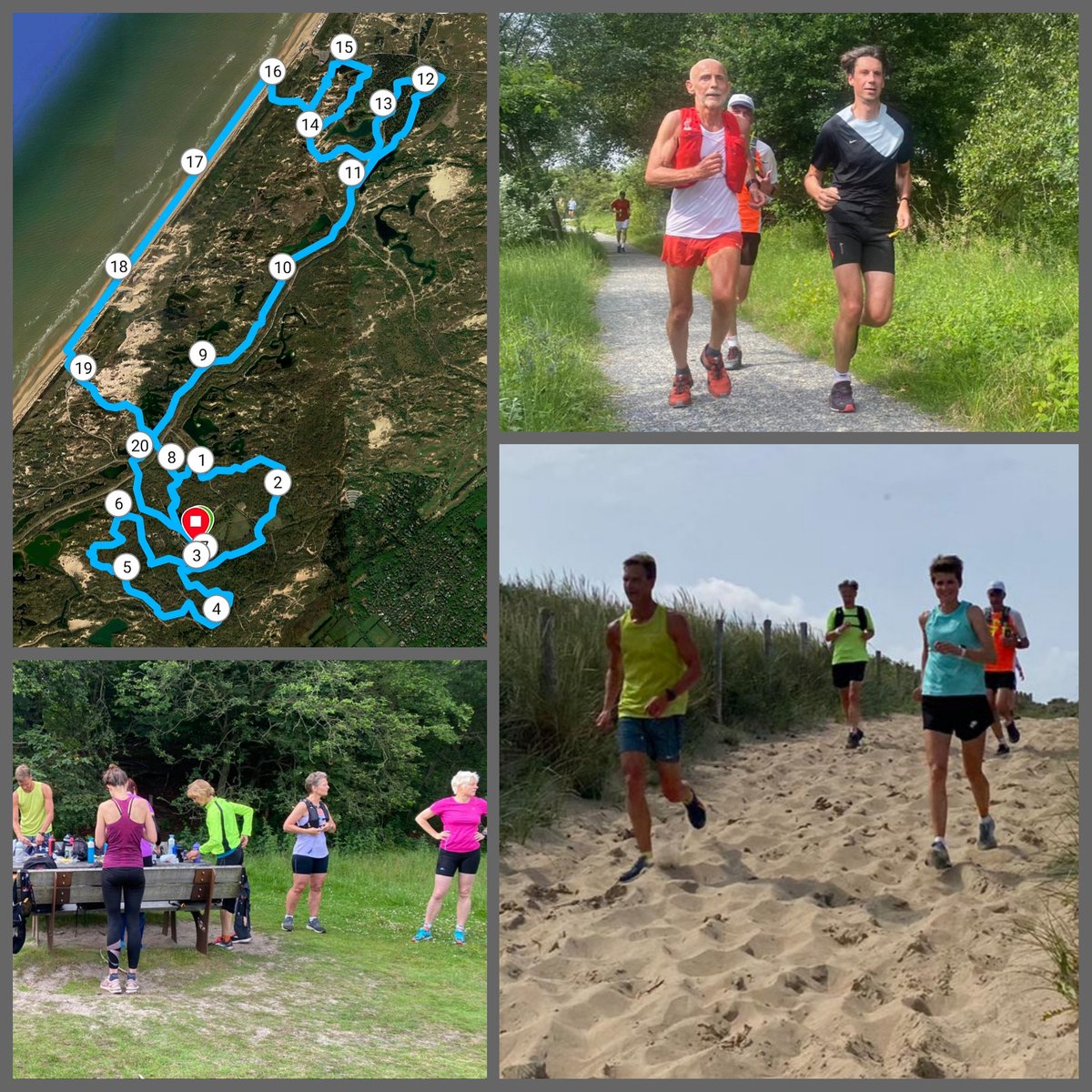 Renergie's tweet photo. Dag 2 van de Renergie Challenge &amp; Ultimate Trail: de 21 km #TraceEnTrackTrail (kruimelsppor met lintjes, de 1e zet uit, de laatste haalt weg). Prachtig en pittig parkoers van 7, 14 en 21 km door de duinen en langs de zee. MOOI...met #plezier, #inzet en #doorzettingsvermogen. TOP! https://t.co/xZuECuuVar
