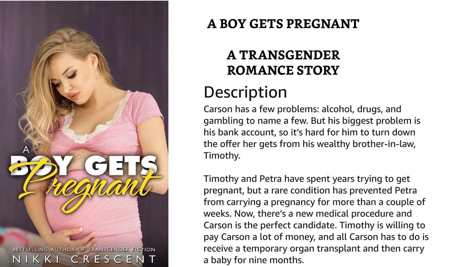 Genevieve Gluck على X: This is a milder version of the impregnation fetish  that is expressed in transgender erotica and pornography. Every aspect of  womanhood is objectified and commodified by gender identity