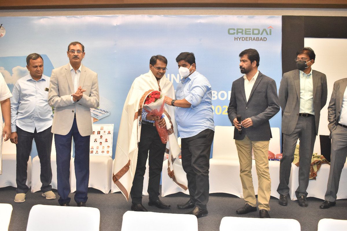 JakkaVenkat2020's tweet photo. Participated in "CREDAI Hyderabad " General Body Meeting @Hyatt Place, Banjarahils, Hyderabad.
#avconstructions
#PeerzadigudaMunicipalCorporation
#CREDAI
@AVConstruction5 https://t.co/W80AhoWCQa