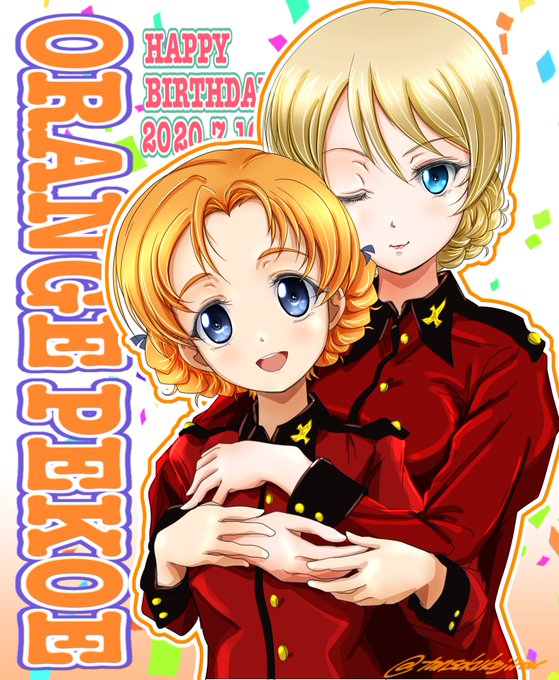 ペコたん おたおめ〜㊗️
 #オレンジペコ生誕祭2021 
 #オレンジペコ生誕祭 