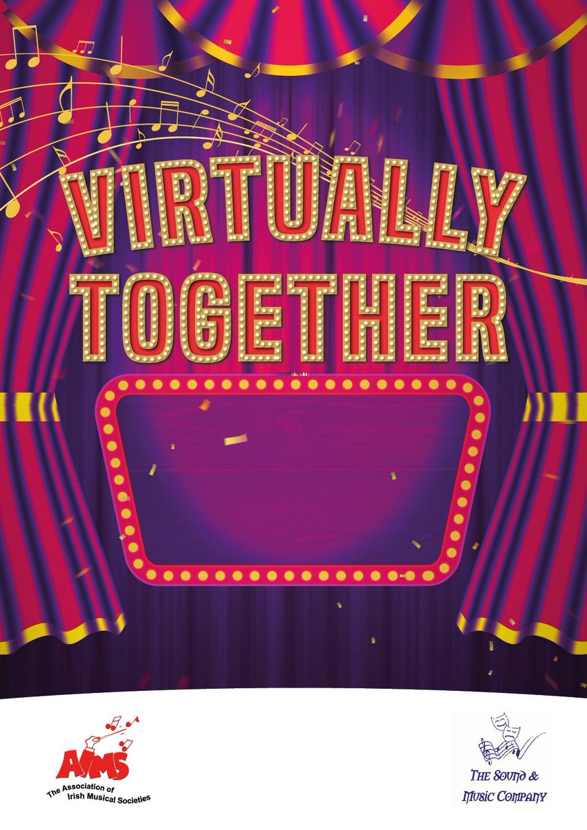 aims_pro's tweet image. TONIGHT is the night when Virtually Together  and all you need to do is sit back, relax and enjoy! The virtual curtain will be going LIVE at 7.... and we’ll be going LIVE with Virtually Together from 7.30pm.
youtube.com/c/AIMSIreland
#AimsVT #VirtualShowtime xx😊