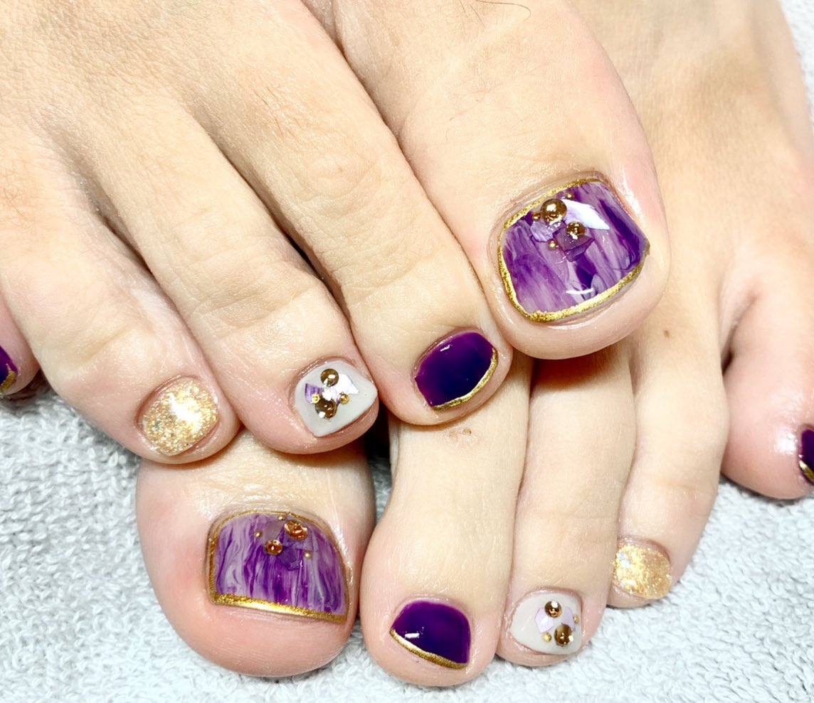 Shushu Nail パープル好きな方におすすめしたい ニュアンスマーブル 品川ネイルサロン パープルネイル フットネイル 大人上品ネイル 品川新馬場徒歩1分シュシュネイル Shushu Nail パープル好きな方におすすめしたい ニュアンスマーブル 品川ネイルサロン パープルネイル フットネイル 大人上品ネイル 品川新馬場徒歩1分シュシュネイル
