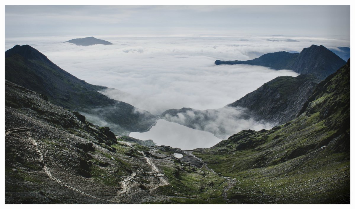 A carpet of cloud, or glacial ghosts.