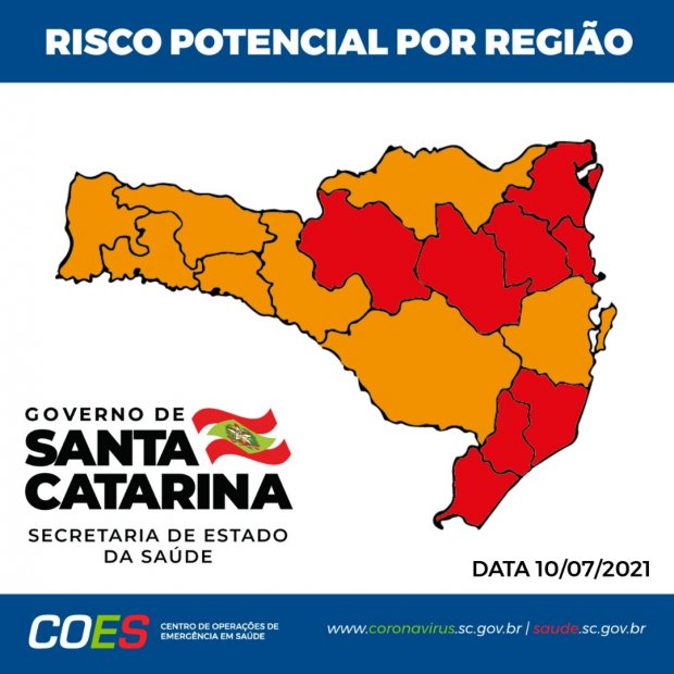 denise_tv's tweet photo. Matriz de risco aponta oito regiões em estado grave e oito em gravíssimo. https://t.co/Q6ax2dJ1ut