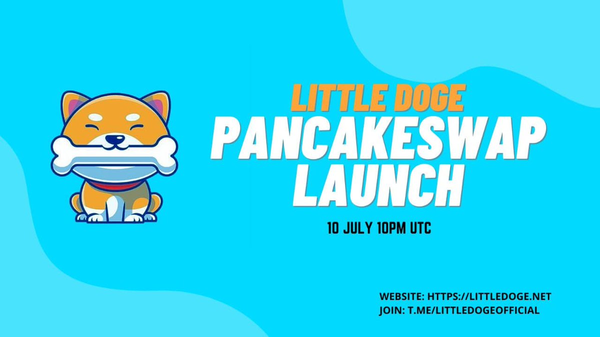 LittleDogeBsc's tweet photo. After reaching 500 BNB Hardcap and over 2k+ TG-Members together and that without bots we can finally tell you that we will launch at 10pm UTC on Pancakeswap.

Countdown: https://t.co/0HEVvrQniD

#LittleDogeFamily hope you are all ready to write Doge-history together 🐶🚀 https://t.co/SADQTlh88l