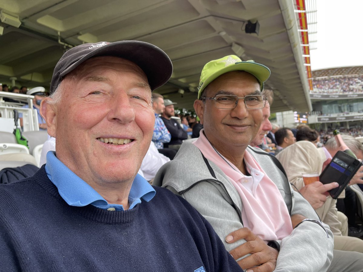 Sara_Safdar's tweet photo. #ENGvPAK Highest ODI by English batsman at Lords Home of cricket Marcus Triscothick   view from grand stand Row 8 seat 95 https://t.co/96SsO1pu08