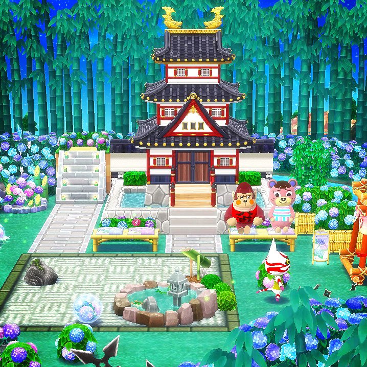 S10793778's tweet photo. 梅雨明け？
#ポケ森 #日本の絶景 #フォト部 #あつ森 https://t.co/1XGfM3S5gT