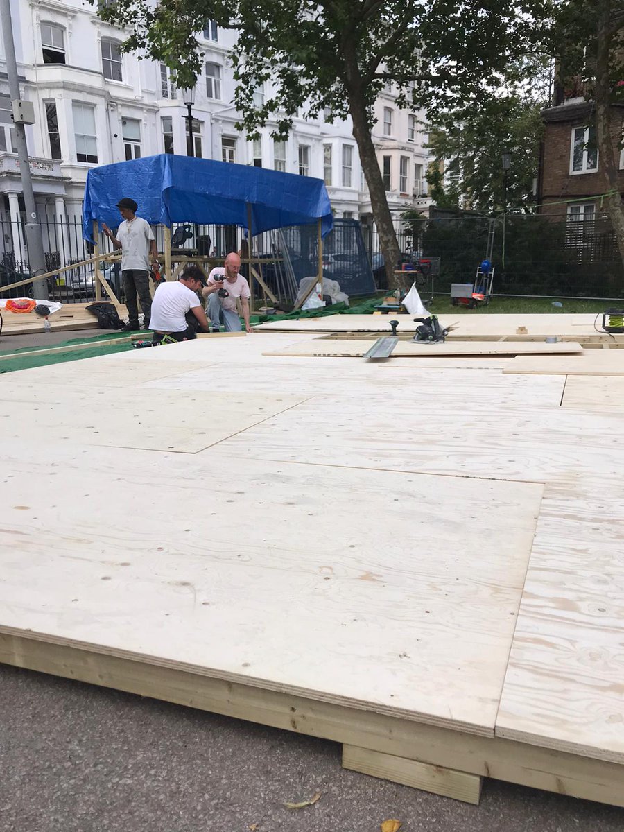 portopav's tweet photo. Pavilion floor built! 🔨
Now the rest...
#portobellopavilion #pavilionhive #powissquare #peoplespavilion #popup #pavilion https://t.co/66msR9BvB4
