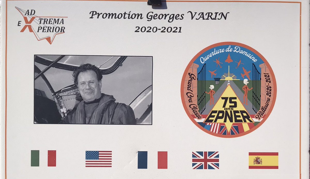 HACRegtlCol (@hacregtlcol) on Twitter photo Me voilà: at #EPNER (🇫🇷 test pilots’ school) for graduation. This year, EPNER is 75 years old; its parent organization <a href="/DGA/">Direction générale de l'armement 🇫🇷</a> is 60. The officers, SNCOs & civilians of the “Class of Georges Varin” are students from 🇫🇷 🇺🇸 🇪🇸 🇮🇹 & our own 🇬🇧 <a href="/ArmyAirCorps/">The Army Air Corps</a> 🚁 pilot. Félicitations! Me voilà: at #EPNER (🇫🇷 test pilots’ school) for graduation. This year, EPNER is 75 years old; its parent organization <a href="/DGA/">Direction générale de l'armement 🇫🇷</a> is 60. The officers, SNCOs & civilians of the “Class of Georges Varin” are students from 🇫🇷 🇺🇸 🇪🇸 🇮🇹 & our own 🇬🇧 <a href="/ArmyAirCorps/">The Army Air Corps</a> 🚁 pilot. Félicitations!