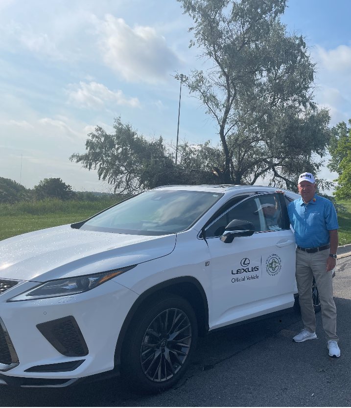 Riding in style this week in Omaha for the #USSeniorOpen courtesy of ⁦<a href="/Lexus/">Lexus</a>⁩ who has been a long time partner of ⁦<a href="/USGA/">USGA</a>⁩! Need to drive well to win! #LexusGolf
