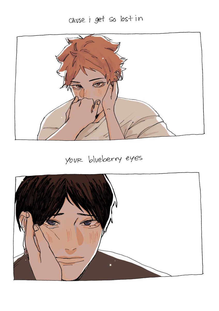kagehina - they are in love your honor ☀️🫐 