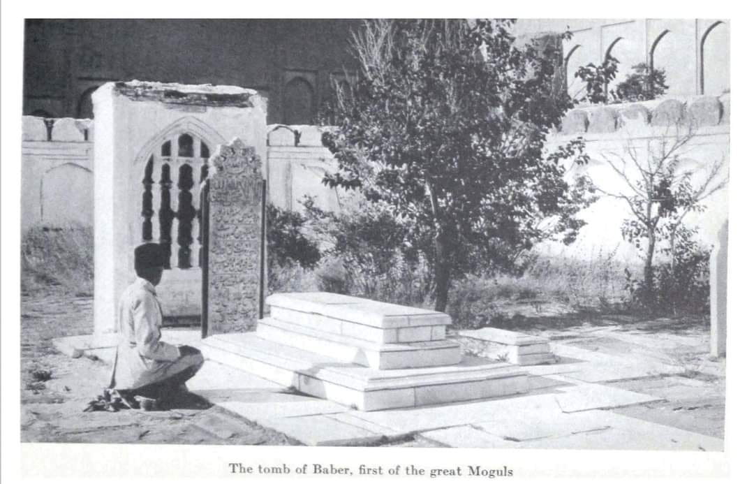The Tomb of Babur, the first great Moghul, Kabul, Afghanistan, 1922. History is enough to guide us to victory.