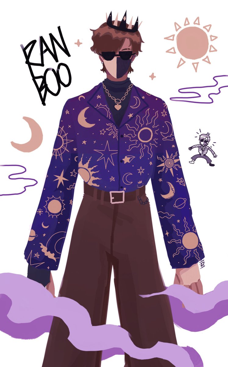 JunraiMe's tweet photo. ranboo the fashionista #ranboofanart #ranboo https://t.co/O6HGu0FDlv