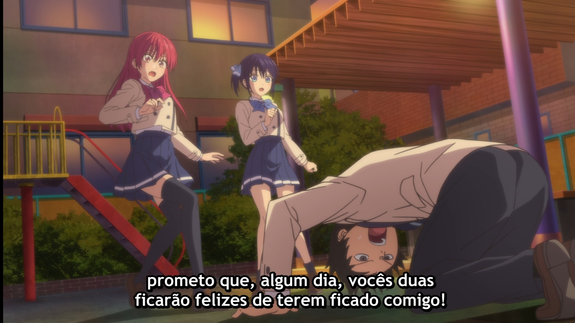 Cês tão curtindo o anime do trisal da temporada? Sinceramente dou