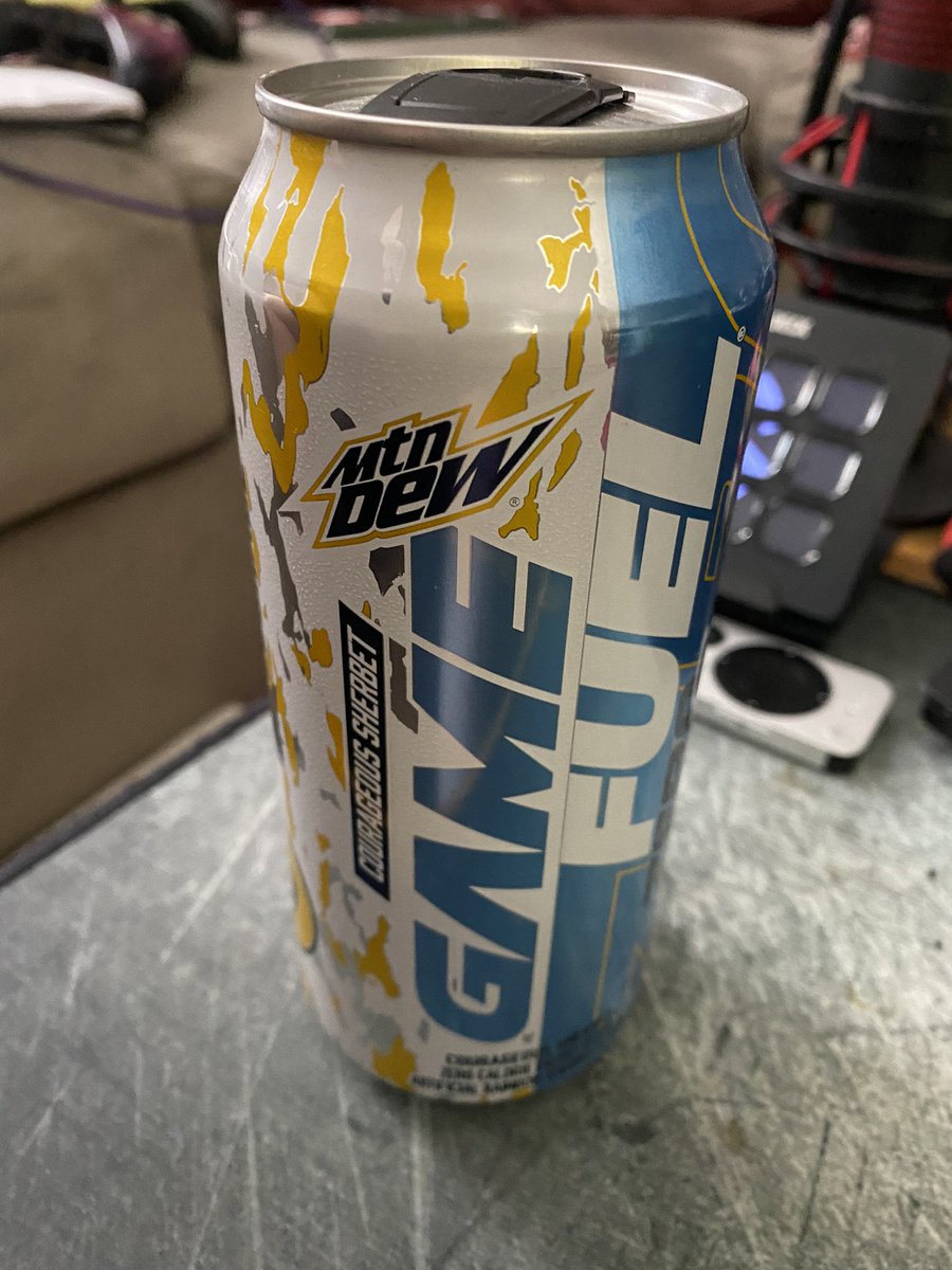 Yes! It is here! A new flavor of MtnDew GameFuel Zero!! It arrived this morning. I have it chillin’ in the Fridge. Come check me out tonight and I will give you my thoughts on this new Sugar Free Flavor! #mtndewgamefuel #sugarfee #gamefuel Twitch.TV\marlbsmann