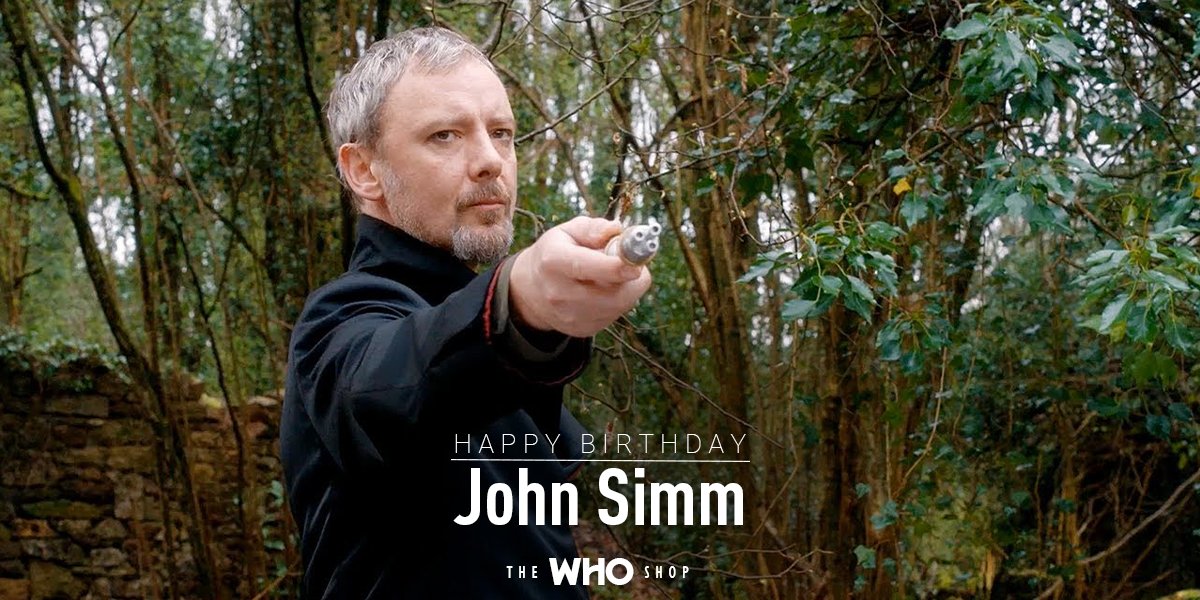 Happy birthday to The Master, John Simm! The Doctor arch enemy and master of disguises!  