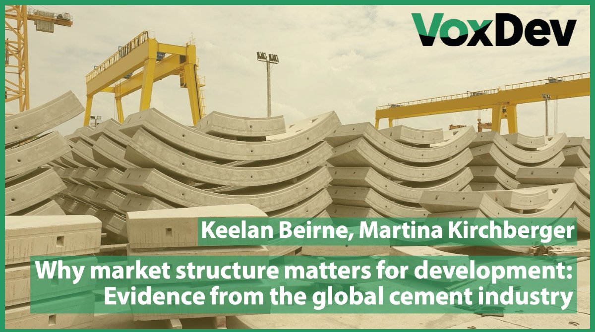VoxDev (@vox_dev) on Twitter photo How & why do construction-sector intermediate input #prices differ across countries? #KeelanBeirne <a href="/JRCPPF/">Julis-Rabinowitz Center for Public Policy &Finance</a> & #MartinaKirchberger <a href="/tcdeconomics/">TCD Economics</a> find that #marketpower in construction can raise prices leading to lower longterm growth in low-income countries: ow.ly/jgxA50FsBS0 How & why do construction-sector intermediate input #prices differ across countries? #KeelanBeirne <a href="/JRCPPF/">Julis-Rabinowitz Center for Public Policy &Finance</a> & #MartinaKirchberger <a href="/tcdeconomics/">TCD Economics</a> find that #marketpower in construction can raise prices leading to lower longterm growth in low-income countries: ow.ly/jgxA50FsBS0