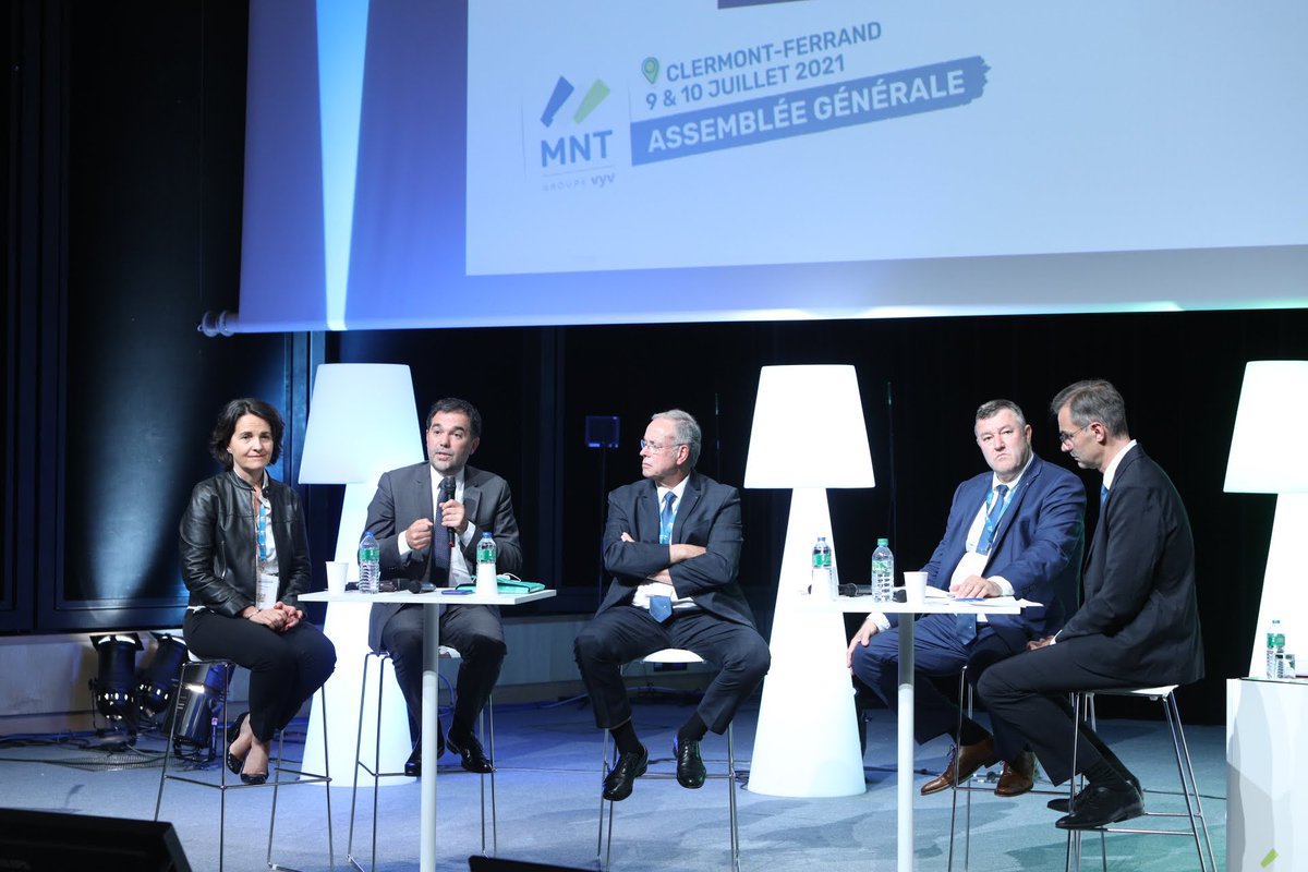 #AGMNT2021 Très heureux d’avoir accueilli <a href="/junique_s/">Stéphane Junique</a> &amp; @DMaisonneuve_  pour aborder le projet stratégique du <a href="/Groupe_VYV/">Groupe VYV</a> et échanger avec les délégués de l’assemblée générale #EntrepreneurDuMieuxVivre