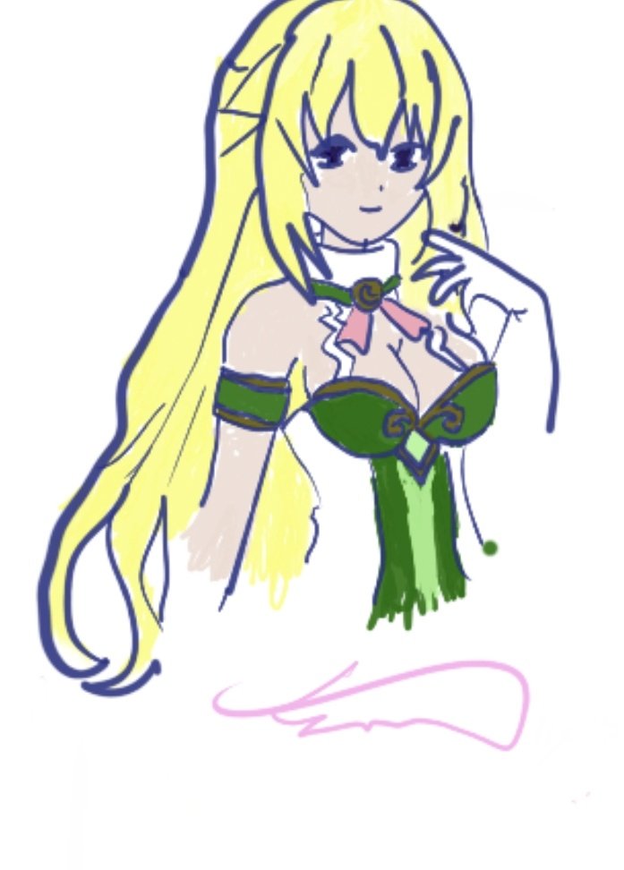 BoingInLeanbox's tweet image. //I've been working on my art stuff recently. Here is a quick sketch colour of Vert. Replies tomorrow
