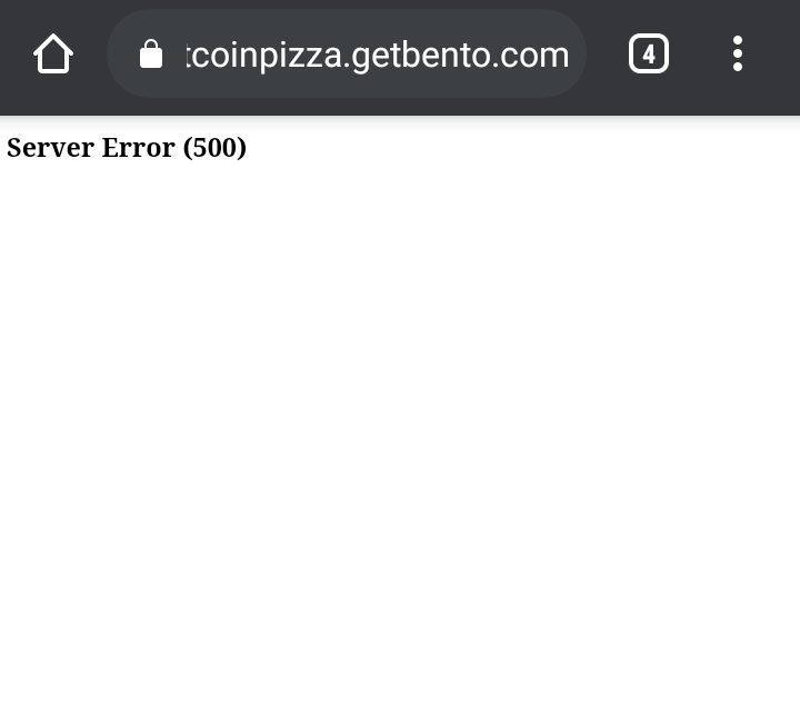 APompliaNano's tweet photo. Tried to place an order this morning from Bitcoin Pizza (https://t.co/O8gethFEwa). Do the servers go down during the dip? Asking for my Big Bro.. https://t.co/YZfkISFsjH