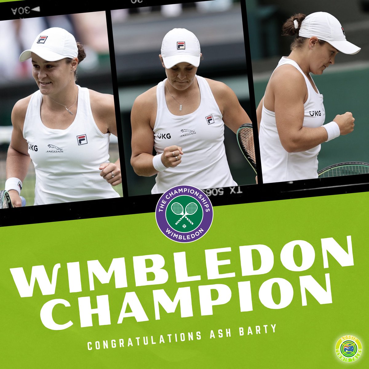 WIMBLEDON CHAMPION 🏆

#GoAussies 🎾🇦🇺