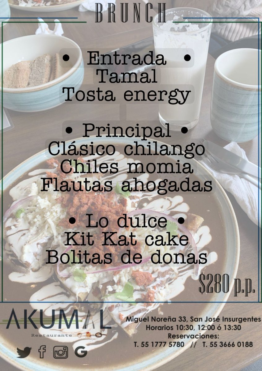 AkumalT's tweet photo. Delicioso brunch que tienes que probar 🍽️🤤 @AkumalT

@En_laDelValle @Bj_comunidad @Ext_Insurgentes @ColGuadalupeInn @InMixcoac @SanAngelMX @sanjoseinsurgen @vecinoaccount @VecSanJose @elpedregaldf @ColoniaEscandon https://t.co/aJVfsQ7vpq
