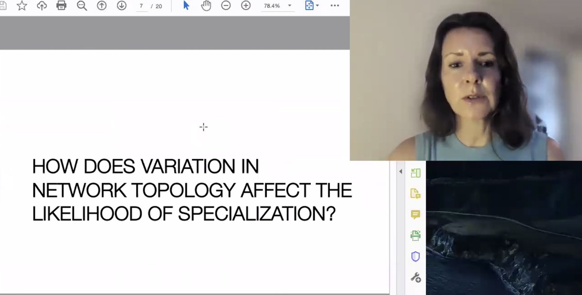 WiNS_Society's tweet image. In S146. Multimodal political, social, and economic networks @Networks2021, Emily Erikson @emily_erikson (@YaleSoc) is now presenting &quot;Social Traps and Social Guides: Network Structure, Property, and the Division of Labor&quot;

#WiNS2021 #Networks2021