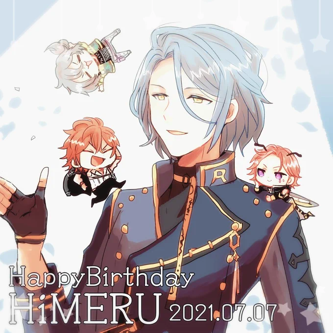 別垢であげたHiMERU誕生日絵 