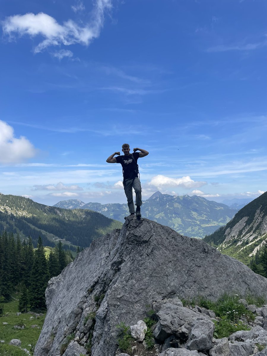 I just had a great hiking trip today!