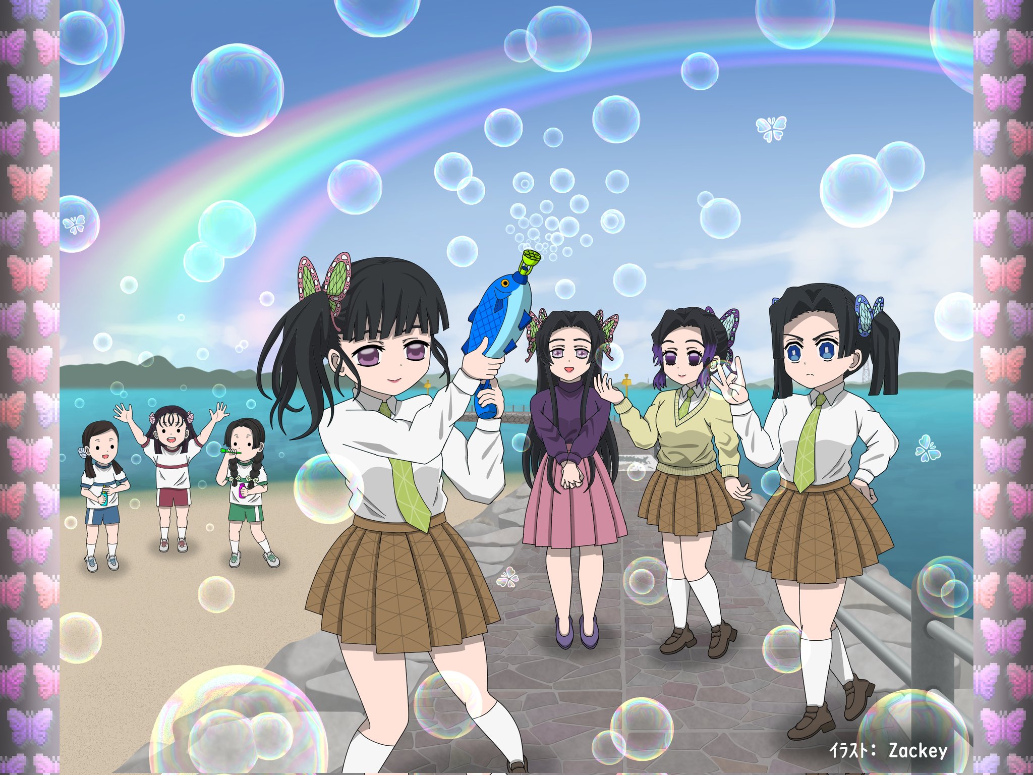 2種類セット 一番くじ 鬼滅の刃 思い出の蝶屋敷 A賞