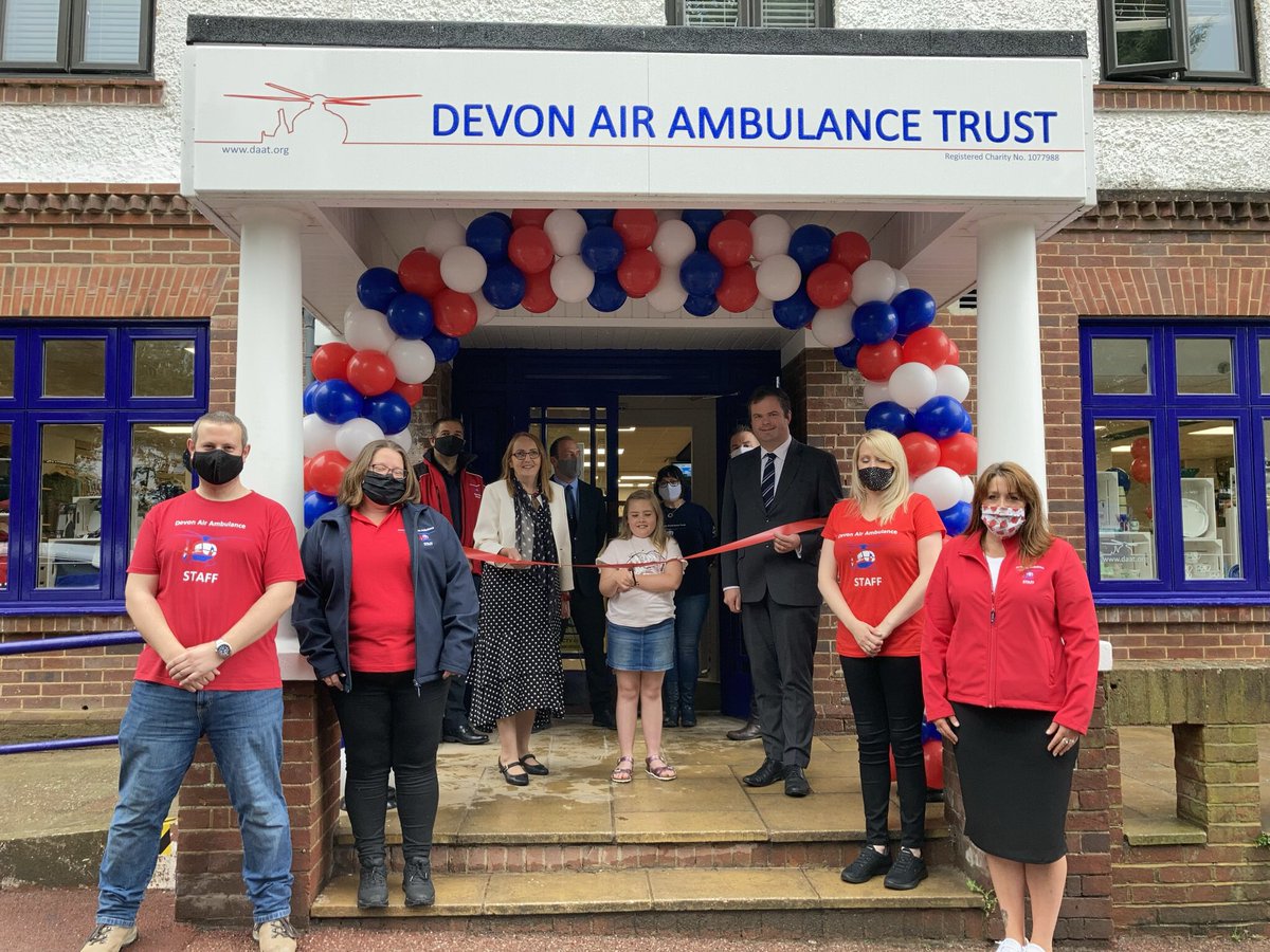 Huge thanks to Mr &amp; Mrs Kevin Foster MP for declaring our St Marychurch shop OPEN! 🎉🎉Also thanks to our special guest, young fundraiser 7 yr old Emily Warwick who raised over £800 for Devon Air Ambulance in May by cycling &amp; scootering over 50 miles in memory of her grandad 🚁❤️
