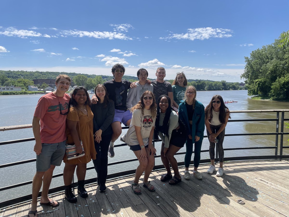 hydroalan's tweet photo. ASET REU Hudson field trip at the confluence of the Mohawk River ⁦@ClarksonUniv⁩ ⁦@ClarksonReu⁩ https://t.co/7pXu0IVrxS