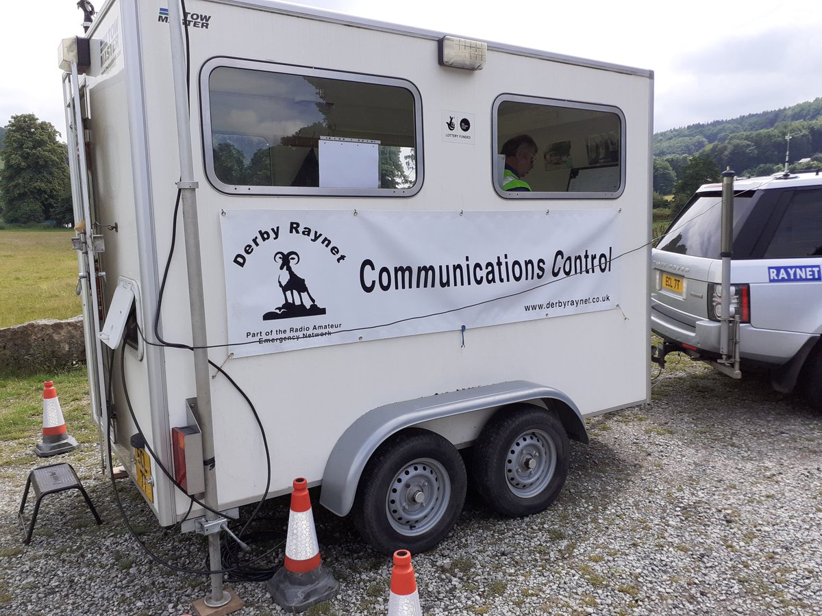 M0NPT's tweet image. Spotted the Derbyshire #RAYNET team covering a Charity walk in Cromford #hamr 🙂🙂 beautiful Day out