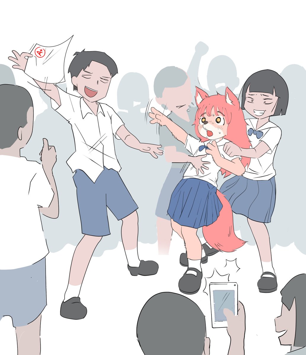iZu__Art's tweet photo. bullying for getting the best grade in class 😱😢
#furchan #furjustwannabefriend #theterm #furchan #furry #fanart #izuart #fur #furrybullying https://t.co/qgTWbi5HXn