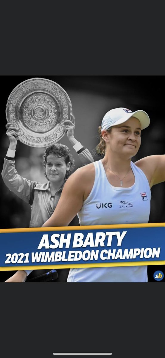 VanWilder05's tweet photo. Yewwww Legend Ash Barty what a win @ashbarty done all of Australia 🇦🇺 proud 🏆🏆🥇🥇🎉🎉🔥🔥❤️❤️ https://t.co/UHCdeHpVEP