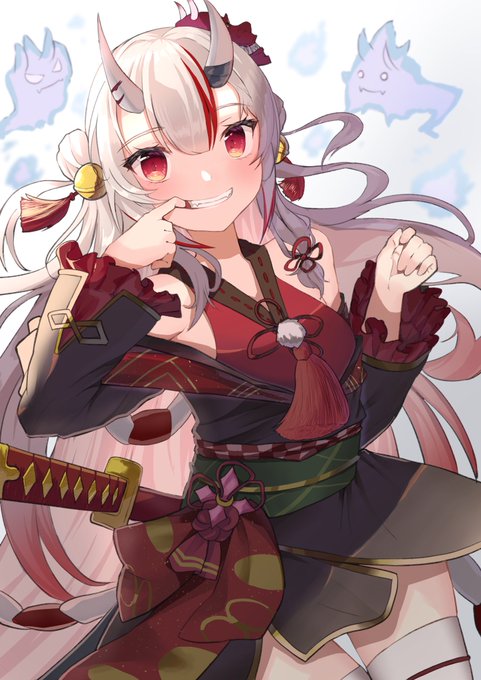 #百鬼絵巻
いーー♪ 