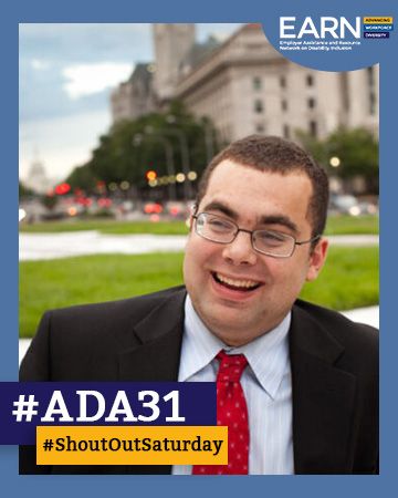 AskEARN's tweet image. During #ADA31, we are celebrating the #ADAGeneration! This #ShoutOutSaturday, meet Ari  Ne'eman (@aneeman), Co-Founder and former President of @autselfadvocacy. Ari is also a member of @DisMentors’ Class of 2015. buff.ly/3hpDgXY