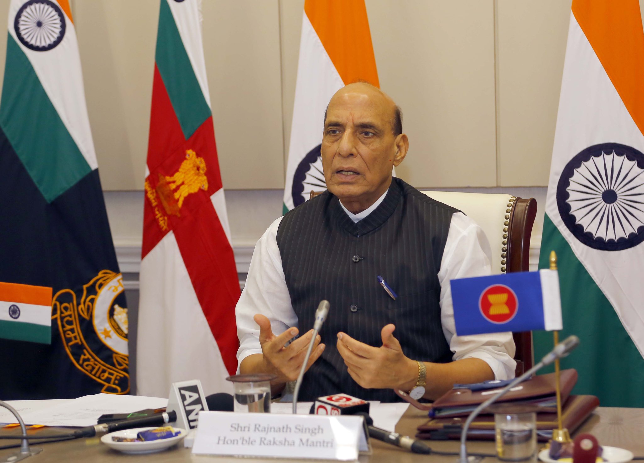 Happy birthday to our honorable defence minister of india shri rajnath singh ji 