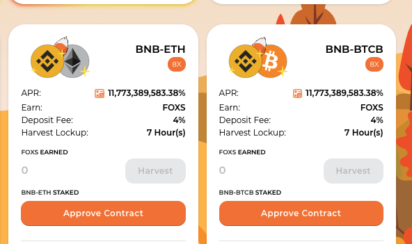 🔥NEW FARM WITH HIGH APR🔥 
Don’t miss your chance to get high benefit at these farm👇
💰BNB-BTC💰
💰BNB-ETH💰
Start littlefox.finance/farms
#BSC #DeFi #Binance #Littlefoxswap #YieldFarming